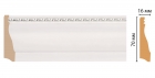 193-60 ДМ Плинтус напольный DECOMASTER 193-60ДМ (70*16*2400мм) дюрополимер