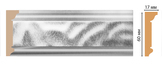 D216-375 Плинтус потолочный DECOMASTER D216-375 (60*17*2400мм) дюрополимер