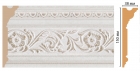 D214-19D Плинтус потолочный DECOMASTER D214-19D (150*38*2400мм) дюрополимер