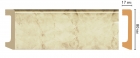 D235-80A ДМ Плинтус напольный DECOMASTER D235-80AДМ (80*17*2400 мм) дюрополимер