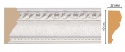 161-42 ДМ Молдинг DECOMASTER 161-42ДМ (60*22*2400мм) дюрополимер