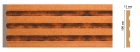 D201-1223 Пилястра / молдинг Decomaster D201-1223 (100*11*2400)