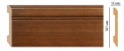 D105-75 ДМ Плинтус напольный DECOMASTER D105-75ДМ (107*12*2400мм) дюрополимер