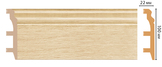 D232-71 Цветной напольный плинтус DECOMASTER D232-71 ШК/14 (100*22*2400 мм)