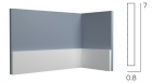 Kr157M/2,5 молдинг (70*8*2500 мм)/48 NEW