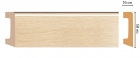 D234-71 ДМ Плинтус напольный DECOMASTER D234-71ДМ (58*16*2400 мм) дюрополимер