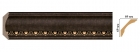 100D-56 Плинтус потолочный DECOMASTER 100D-56 (69*69*2400мм) дюрополимер