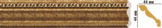 124-43 Плинтус потолочный DECOMASTER 124-43 (44*44*2400мм) дюрополимер