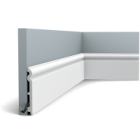 SX138 плинтус под покраску Дюрополимер (200x13,8x1,5) ORAC