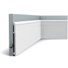 SX156 плинтус под покраску Дюрополимер (200x20x1,6) ORAC