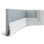 SX180 плинтус под покраску Дюрополимер (200x12x1,6) ORAC