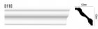 D110 Плинтус потолочный DECOMASTER D110 (43*43*2000мм)