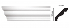 D155 Плинтус потолочный DECOMASTER D155/24 (50*50*2000 мм)