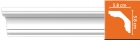 DP 110 Плинтус потолочный гладкий DECOMASTER DP-110 (58*58*2400мм) полиуретан