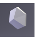 E-0013 3D Дизайнерская панель из гипса CUBE-Ex1, 200x173x35 мм, 0,026м2, 38,5 шт. в 1 м2 Artpole