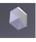 E-0014 3D Дизайнерская панель из гипса CUBE-Ex2, 200x173x29 мм, 0,026м2, 38,5 шт. в 1 м2 Artpole