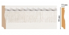 153-7D ДМ Плинтус напольный DECOMASTER 153-7DДМ (95*12*2400мм) дюрополимер