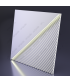 3D Дизайнерская панель из гипса FIELDS LED ( нейтральный свет)  600x600 мм Artpole
