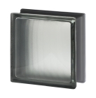 Стеклоблок Самба черный бриллиант 19*19*8 см