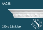 AA038 Карниз с рисунком