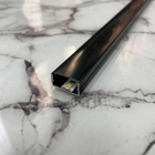 LED профиль для светодиодной ленты 20х10х3000 мм чёрный 