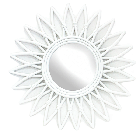 502422. Зеркало Солнце 50 см белое