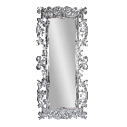 206003 зеркало Дамаск Премиум 75х170 см inside 42х137 см Chrome Silver