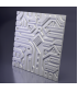3D Дизайнерская панель из гипса EX-MACHINA A, 600х600мм, 0,36м2 Artpole
