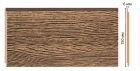 138-1069 6 мм Декоративная панель DECOMASTER 138-1069 (150*6*2400мм) дюрополимер