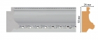 FM23-1 Багет DECOMASTER FM23-1 (50*26*2850мм) дюрополимер