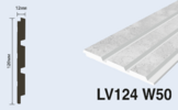  LV124 W50 Панель стеновая  (120мм х 12мм х 2.7м) полосы рейки дюрополимер HIWOOD