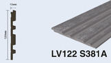  LV122 S381A Панель стеновая  (120мм х 12мм х 2.7м) полосы рейки дюрополимер HIWOOD