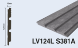  LV124L S381A Панель стеновая  (120мм х 12мм х 2.7м) полосы рейки дюрополимер HIWOOD