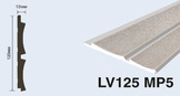  LV125 MP5 Панель стеновая  (120мм х 12мм х 2.7м) полосы рейки дюрополимер HIWOOD