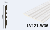  LV121 W36 Панель стеновая  (120мм х 12мм х 2.7м) полосы рейки дюрополимер HIWOOD