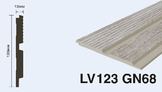  LV123 GN68 Панель стеновая  (120мм х 12мм х 2.7м) полосы рейки дюрополимер HIWOOD