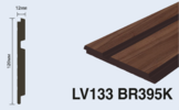  LV133 BR395K Панель стеновая  (120мм х 12мм х 2.7м) полосы рейки дюрополимер HIWOOD