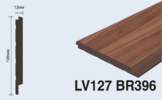  LV127 BR396 Панель стеновая  (120мм х 12мм х 2.7м) полосы рейки дюрополимер HIWOOD