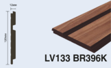  LV133 BR396K Панель стеновая  (120мм х 12мм х 2.7м) полосы рейки дюрополимер HIWOOD