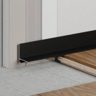 Микроплинтус L-образный PLINTAL 5,9х26х20мм Чёрный матовый 2 метра (5 пружин в комплекте) Микроплинтус L-образный PLINTAL 5,9х26х20мм Чёрный матовый 2 метра (5 пружин в комплекте)