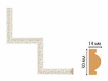 157-1-19D Декоративный угловой элемент DECOMASTER 157-1-19D (300*300мм) дюрополимер