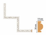 157-1-60 Декоративный угловой элемент DECOMASTER 157-1-60 (300*300мм) дюрополимер